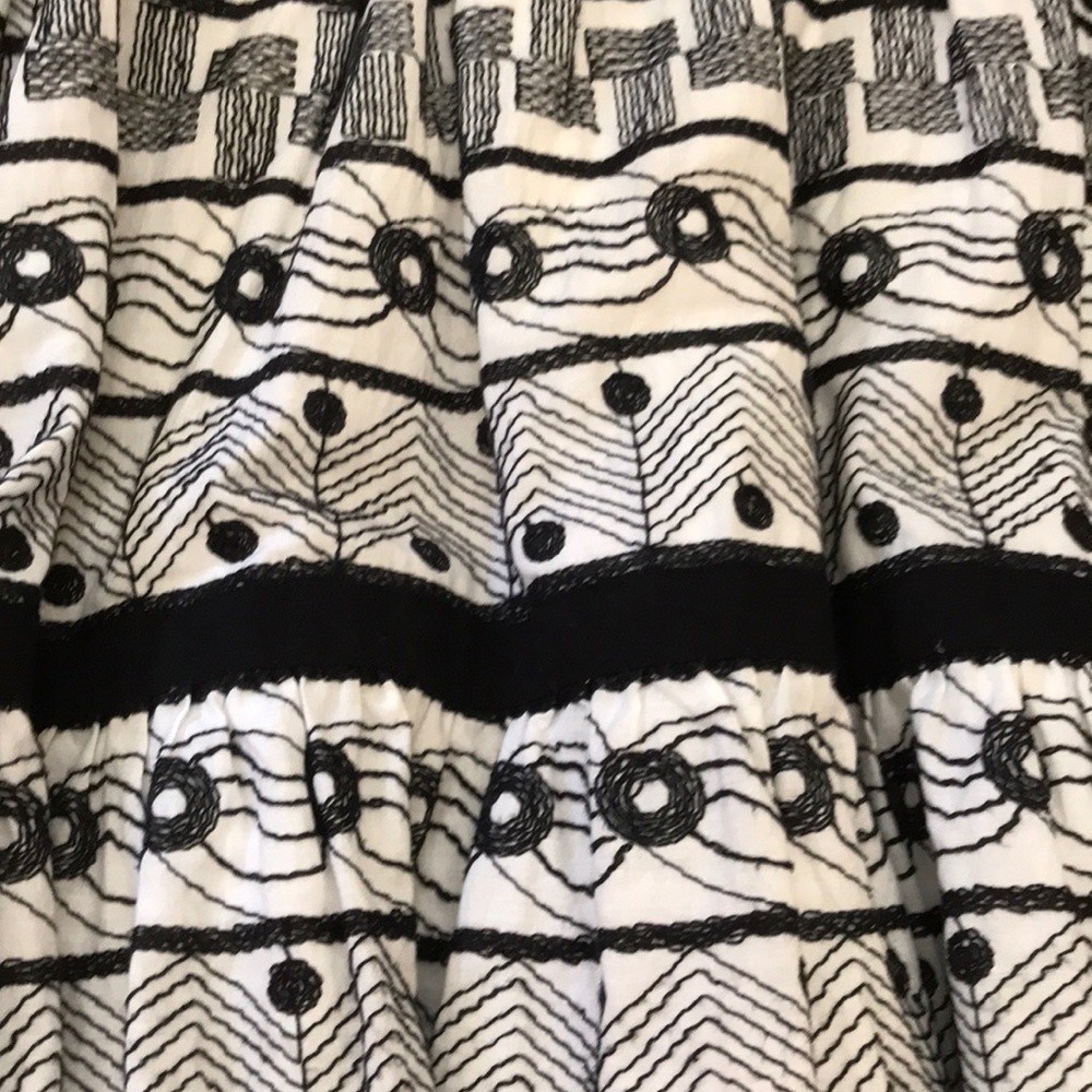 SALE!!  Like new Femme Embroidered Midi Skirt - Picture 4 of 6